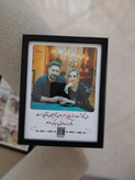 تابلو موزیکال طرح تک عکس | سایز ۱۰*۱۵ تا ۲۰*۳۰ | کادوی خاص تولد ولنتاین سالگرد | ارسال سریع